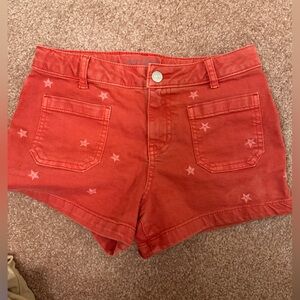 Cat & Jack Red Star-Patterned Kids Shorts (SOLD)